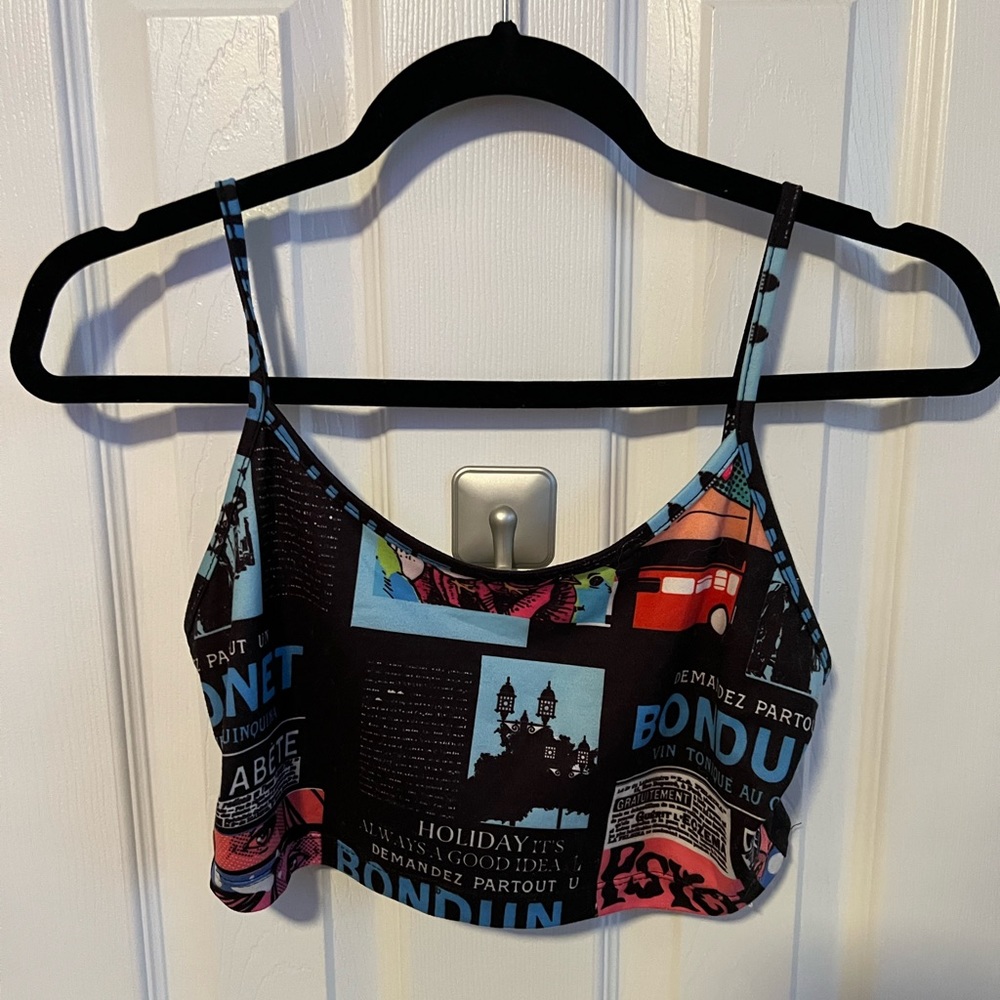 French Designed Crop Top